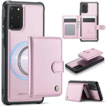 Portafoglio con fibbia in pelle per Samsung Galaxy S20 Ultra 5G, S20 e S20+ con