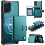 Portafoglio con fibbia in pelle per Samsung Galaxy S20 Ultra 5G, S20 e S20+ con