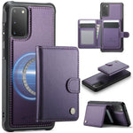 Portafoglio con fibbia in pelle per Samsung Galaxy S20 Ultra 5G, S20 e S20+ con