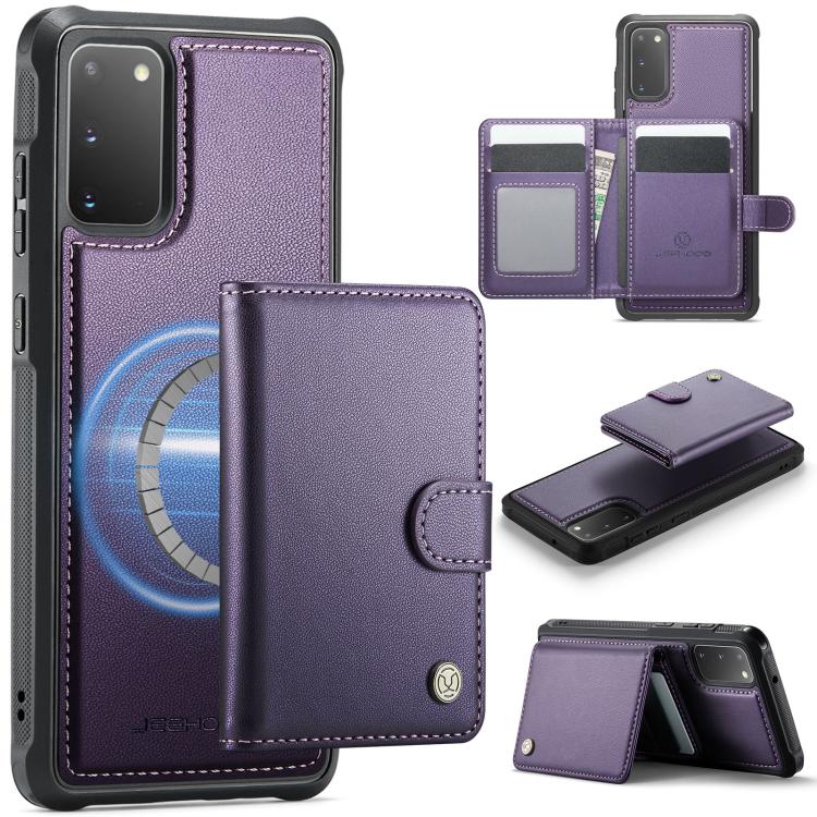 Portafoglio con fibbia in pelle per Samsung Galaxy S20 Ultra 5G, S20 e S20+ con