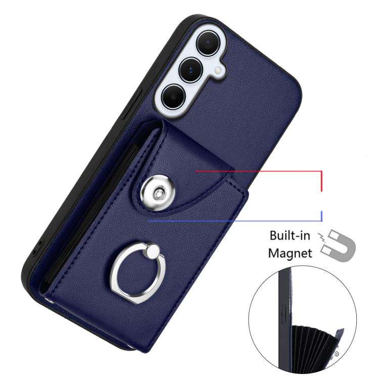Custodia porta carte e porta anelli per Samsung Galaxy A26 5G e A06 4G
