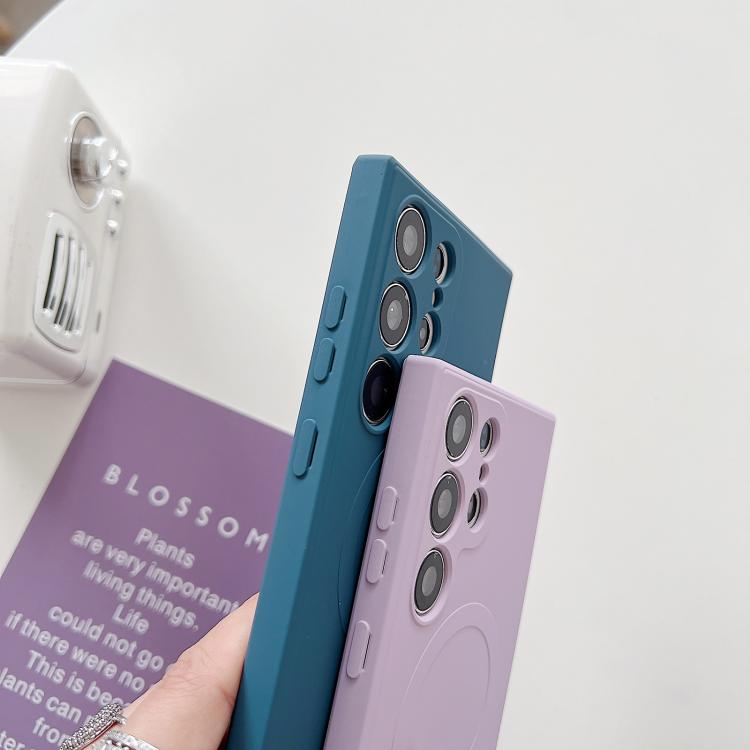 Custodia magnetica in silicone liquido per Samsung Galaxy A06 4G e A56 5G
