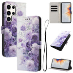 Custodia in pelle con motivo a colori per Samsung Galaxy S25 / S24, S25+ / S24+