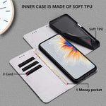 Custodia in pelle con motivo a colori per Samsung Galaxy S25 / S24, S25+ / S24+