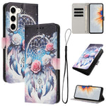 Custodia in pelle con motivo a colori per Samsung Galaxy S23 Ultra, S23+ e S23