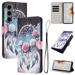 Custodia in pelle con motivo a colori per Galaxy S26 FE, Samsung Galaxy S26+ e