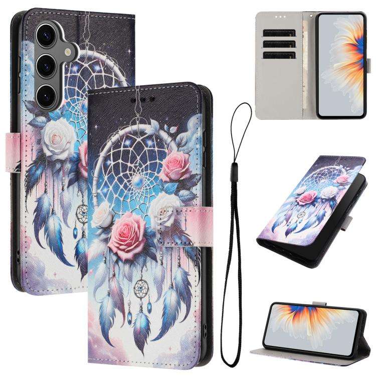 Custodia in pelle con motivo a colori per Galaxy S26 FE, Samsung Galaxy S26+ e