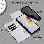 Custodia in pelle con motivo a colori per Galaxy S26 FE, Samsung Galaxy S26+ e