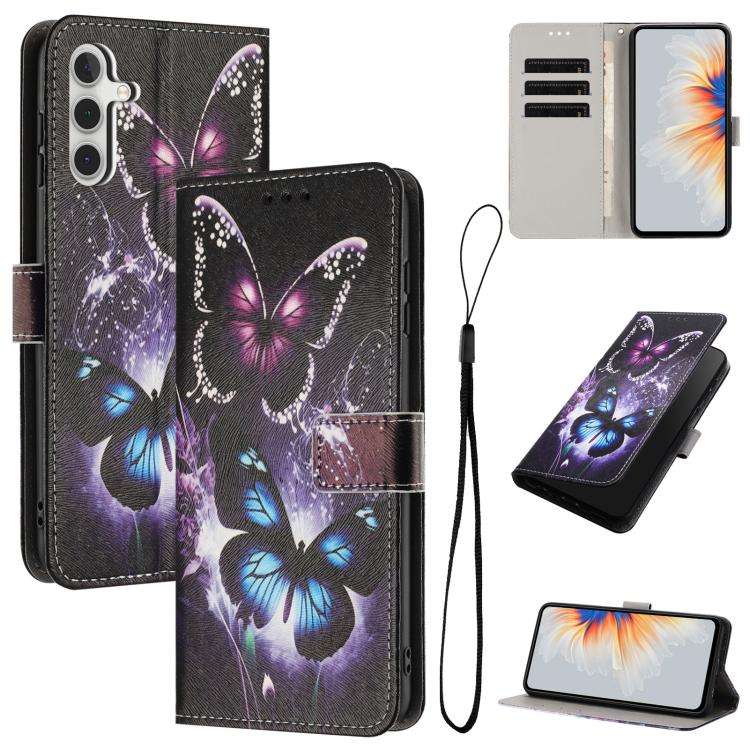 Custodia in pelle con motivo a colori per Galaxy S26 FE, Samsung Galaxy S26+ e