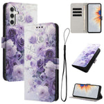 Custodia in pelle con motivo a colori per Galaxy S26 FE, Samsung Galaxy S26+ e
