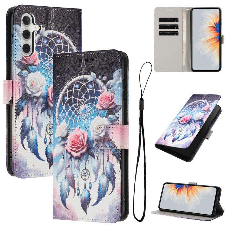 Custodia in pelle con motivo a colori per Galaxy S26 FE, Samsung Galaxy S26+ e