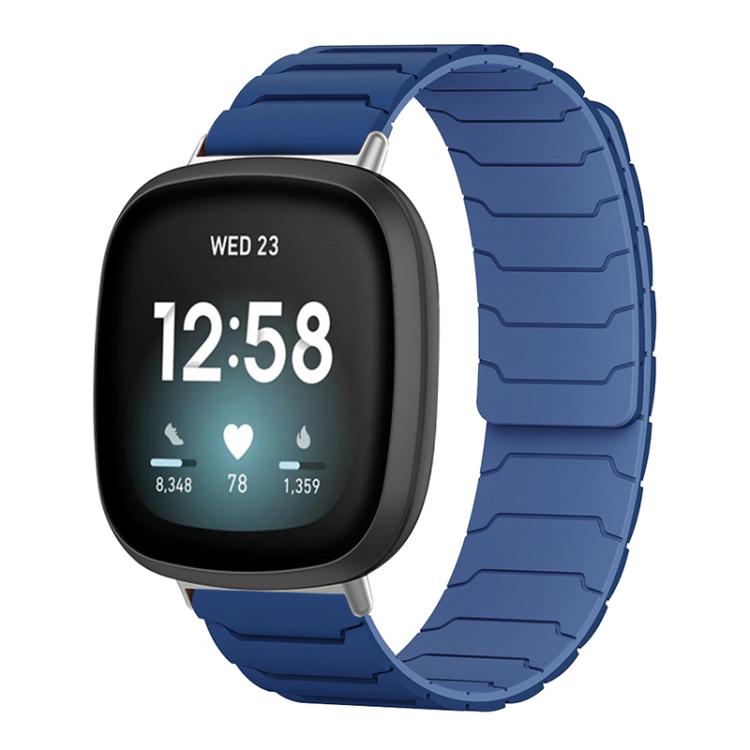 Cinturino per orologio magnetico in silicone xDfind, For Fitbit Versa 4 / 3 / Sense 2 / Sense