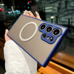 Custodia per telefono Hawkeye Skin Feel MagSafe per Samsung Galaxy S21 Ultra 5G