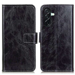 Custodia per telefono in pelle con texture Crazy Horse per e modelli compatibili
