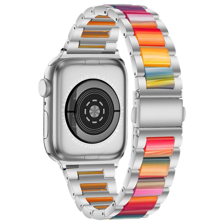 Cinturino per orologio xDfind con tre perline in metallo e resina, For Apple Watch 42 / 44 / 45 / 46 / 49mm