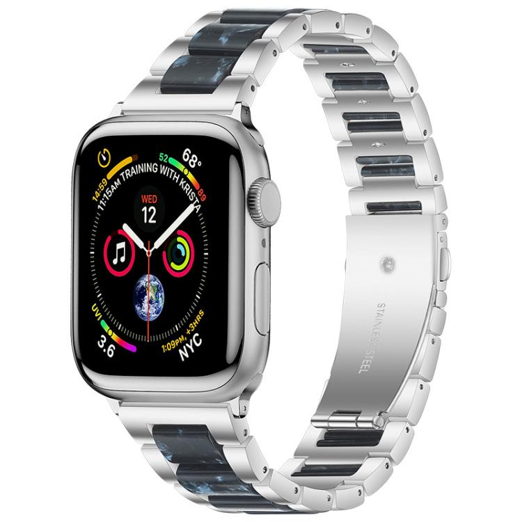 Cinturino per orologio xDfind con tre perline in metallo e resina, For Apple Watch 42 / 44 / 45 / 46 / 49mm