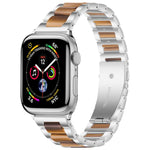 Cinturino per orologio xDfind con tre perline in metallo e resina, For Apple Watch 42 / 44 / 45 / 46 / 49mm