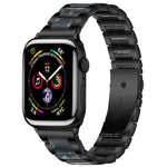 Cinturino per orologio xDfind con tre perline in metallo e resina, For Apple Watch 42 / 44 / 45 / 46 / 49mm