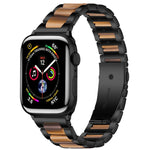 Cinturino per orologio xDfind con tre perline in metallo e resina, For Apple Watch 42 / 44 / 45 / 46 / 49mm