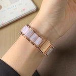 Cinturino per orologio xDfind con tre perline in metallo e resina, For Redmi Watch6/5/4/Xiaomi Band 9 Pro/8 Pro, For Xiaomi Smart Band 10 / 9 / 8