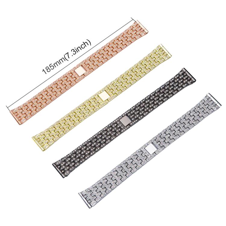 Cinturino per orologio xDfind Five Beads Full Diamond in metallo con diamanti, For Samsung Galaxy Watch Ultra/Ultra 2025, For Samsung Galaxy Watch8 / 8 Classic