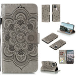 Custodia pelle sintetica mandala con supporto per Google Pixel 5, 4a 5G e 5 XL /