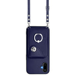 Custodia per telefono con anello porta carte e cordino lungo per Samsung Galaxy