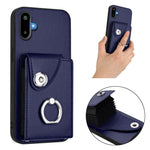 Custodia per telefono con anello porta carte e cordino lungo per Samsung Galaxy