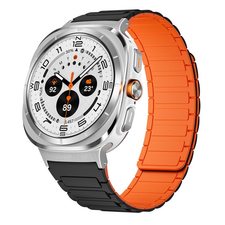 Cinturino per orologio magnetico in silicone a forma di I xDfind, For Samsung Galaxy Watch Ultra / Ultra 2025, For Samsung Galaxy Watch8 / 8 Classic, For Samsung Galaxy Fit3 SM-R390