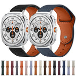 Cinturino per orologio xDfind con fibbia a rivetto in vera pelle, For Samsung Galaxy Watch8 / 8 Classic