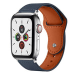 Cinturino per orologio xDfind con fibbia a rivetto in vera pelle, For Apple Watch 42 / 44 / 45 / 46 / 49mm