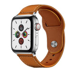 Cinturino per orologio xDfind con fibbia a rivetto in vera pelle, For Apple Watch 42 / 44 / 45 / 46 / 49mm