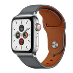 Cinturino per orologio xDfind con fibbia a rivetto in vera pelle, For Apple Watch 42 / 44 / 45 / 46 / 49mm