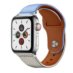 Cinturino per orologio xDfind con fibbia a rivetto in vera pelle, For Apple Watch 42 / 44 / 45 / 46 / 49mm