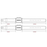 Cinturino per orologio xDfind con fibbia a rivetto in vera pelle, For Apple Watch 42 / 44 / 45 / 46 / 49mm