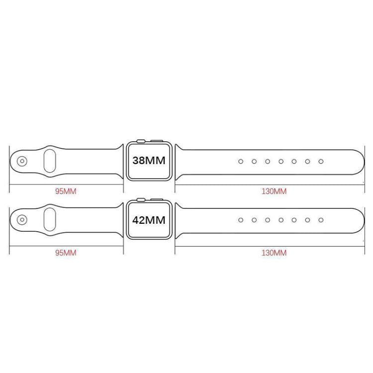 Cinturino per orologio xDfind con fibbia a rivetto in vera pelle, For Apple Watch 42 / 44 / 45 / 46 / 49mm