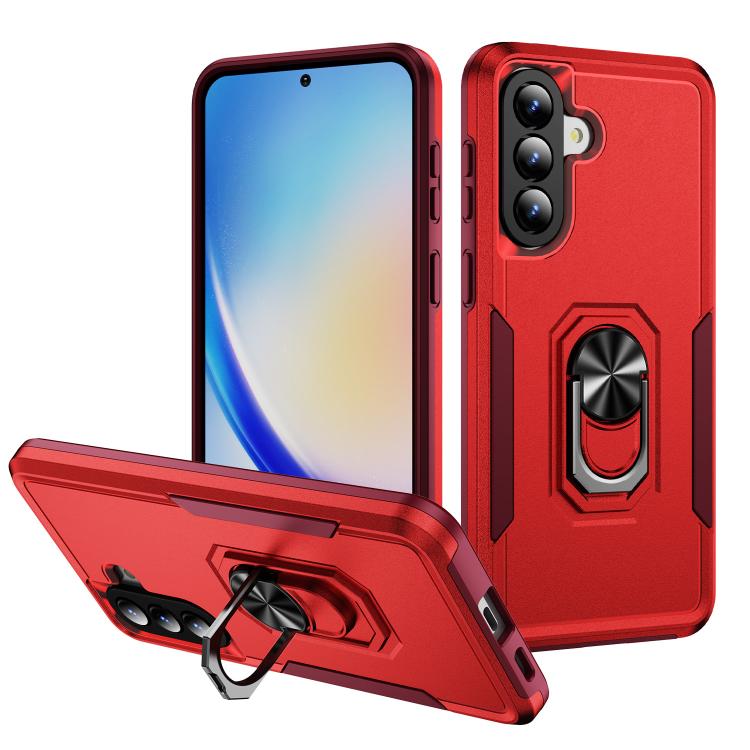 Custodia Pioneer Armor Heavy Duty ibrida in PC e TPU con supporto per Samsung