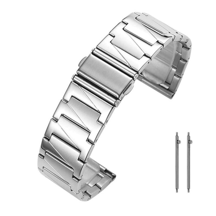 Cinturino per orologio xDfin in acciaio inossidabile a gradini, 22mm