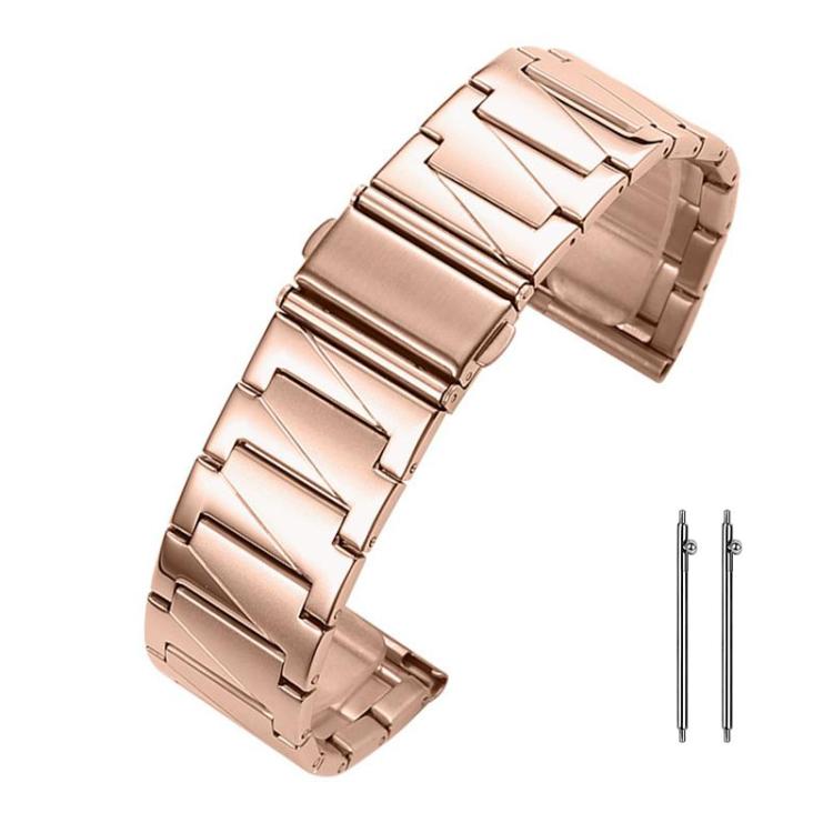 Cinturino per orologio xDfin in acciaio inossidabile a gradini, 22mm