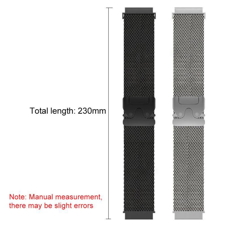 Cinturino per orologio in acciaio inossidabile con fibbia milanese a paracadute xDfind, For Huawei Watch D2