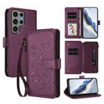 Custodia portafoglio con cerniera per Samsung Galaxy S23 5G
