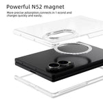 Custodia trasparente magnetica antigraffio compatibile MagSafe per e modelli
