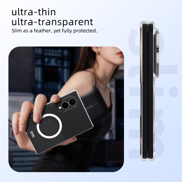 Custodia trasparente magnetica antigraffio compatibile MagSafe per e modelli