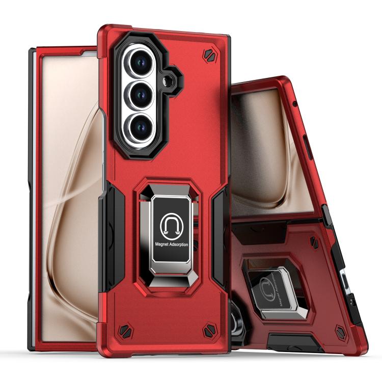 Custodia antiurto con anello di supporto per Samsung Galaxy Z Fold7, Flip7 e