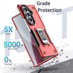 Custodia antiurto con anello di supporto per Samsung Galaxy Z Fold7, Flip7 e