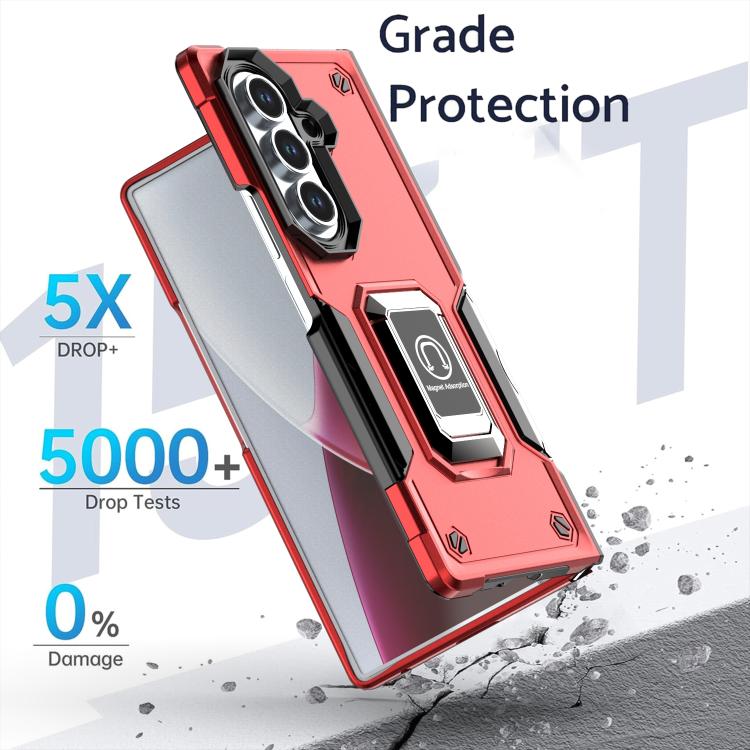 Custodia antiurto con anello di supporto per Samsung Galaxy Z Fold7, Flip7 e