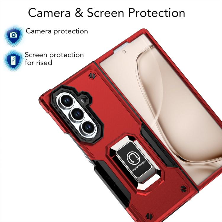 Custodia antiurto con anello di supporto per Samsung Galaxy Z Fold7, Flip7 e