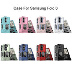 Custodia antiurto antiscivolo con anello per Samsung Galaxy Z Fold6