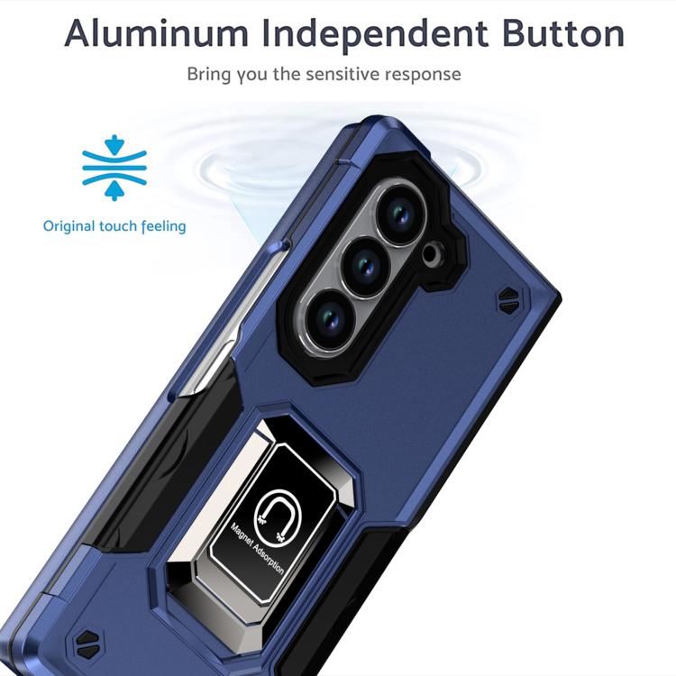 Custodia antiurto antiscivolo con anello per Samsung Galaxy Z Fold6