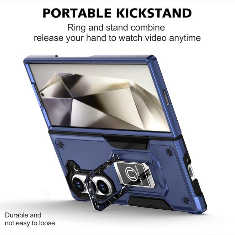 Custodia antiurto antiscivolo con anello per Samsung Galaxy Z Fold6
